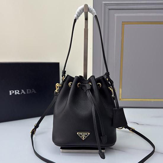 Prada Leather mini bag Black 1BE067