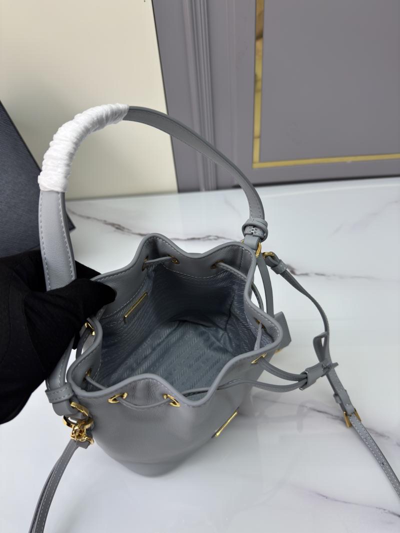 Prada Leather mini bag Blue 1BE067