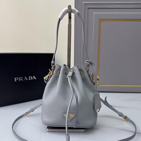 Prada Leather mini bag Blue 1BE067