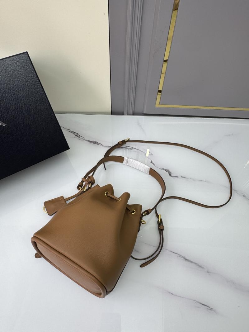Prada Leather mini bag Camel 1BE067