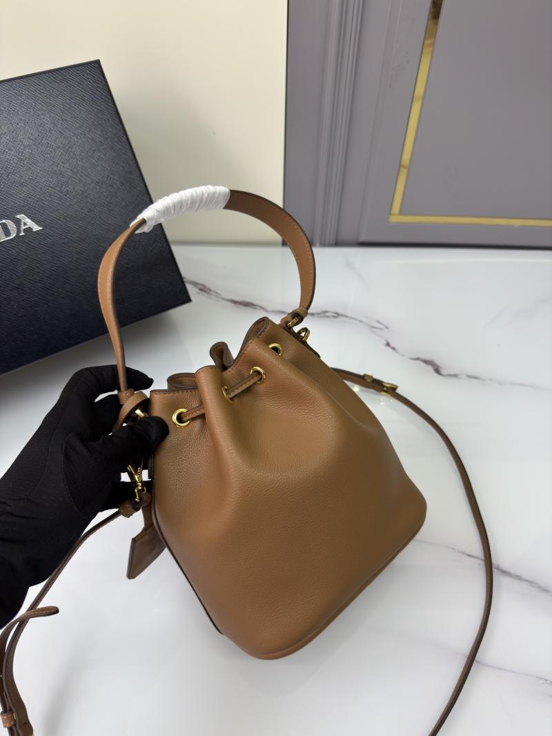 Prada Leather mini bag Camel 1BE067