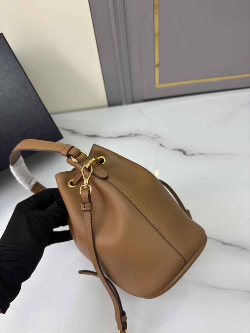 Prada Leather mini bag Camel 1BE067