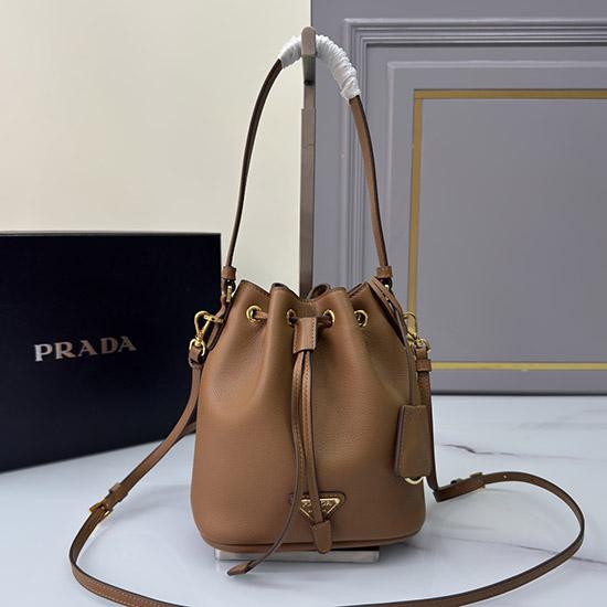 Prada Leather mini bag Camel 1BE067