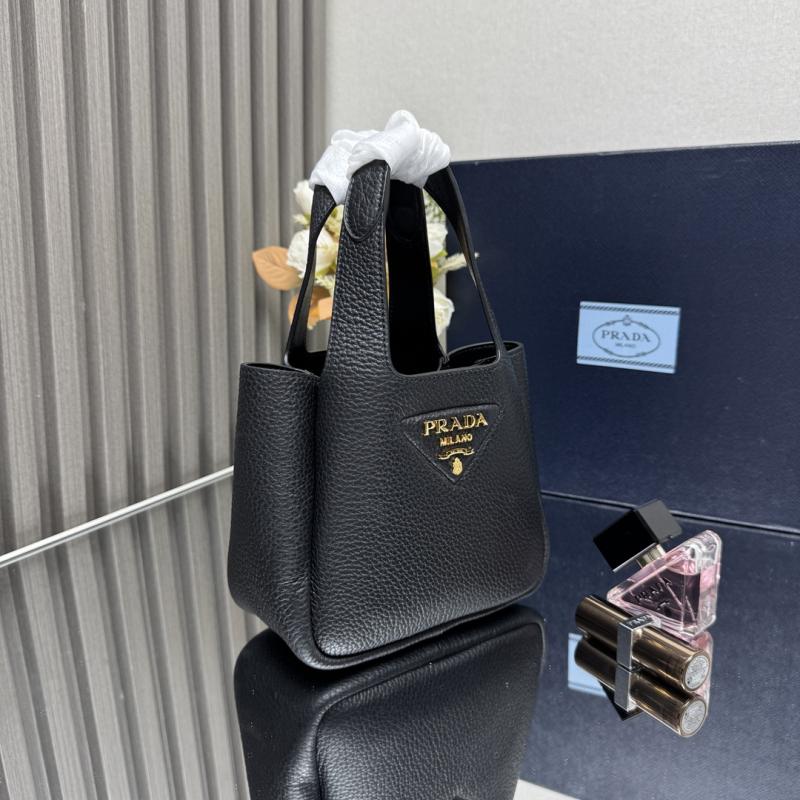 Prada Leather mini handbag Black 1BA349