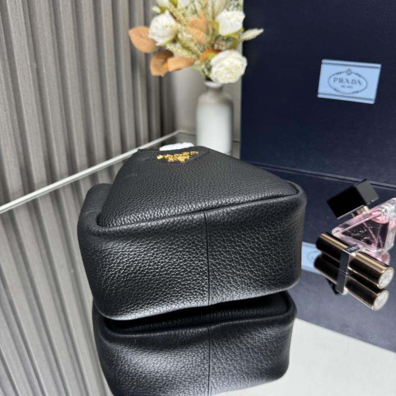 Prada Leather mini handbag Black 1BA349