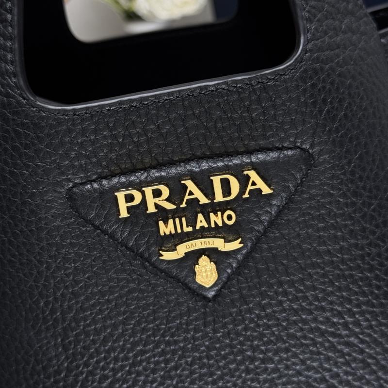 Prada Leather mini handbag Black 1BA349