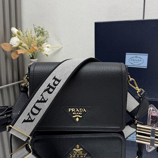 Prada Leather shoulder bag Black 1BD314