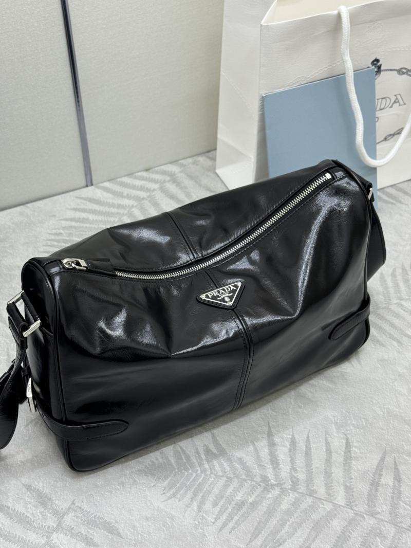 Prada Leather shoulder bag Black 2VH187