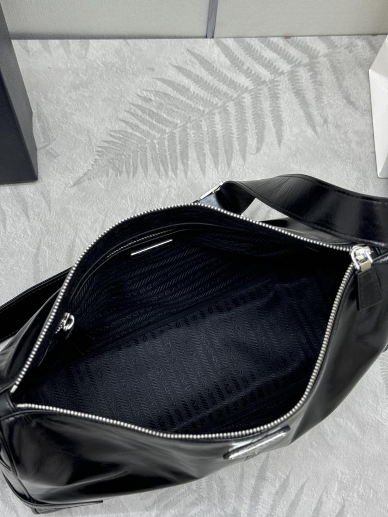 Prada Leather shoulder bag Black 2VH187
