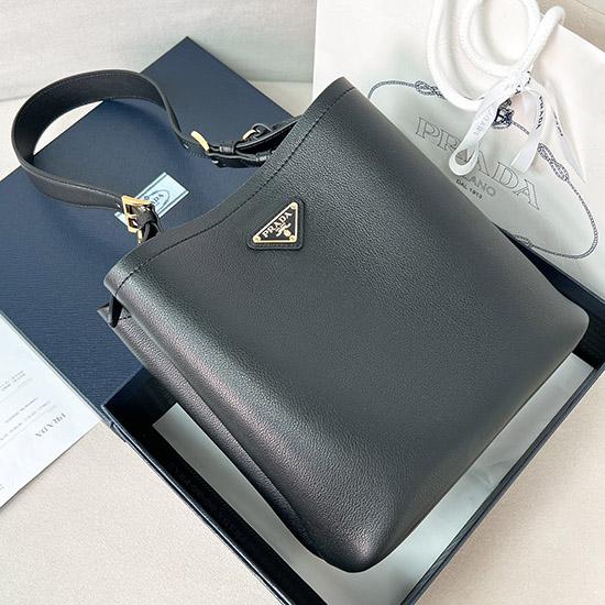 Prada Medium leather bag Black 1BE080
