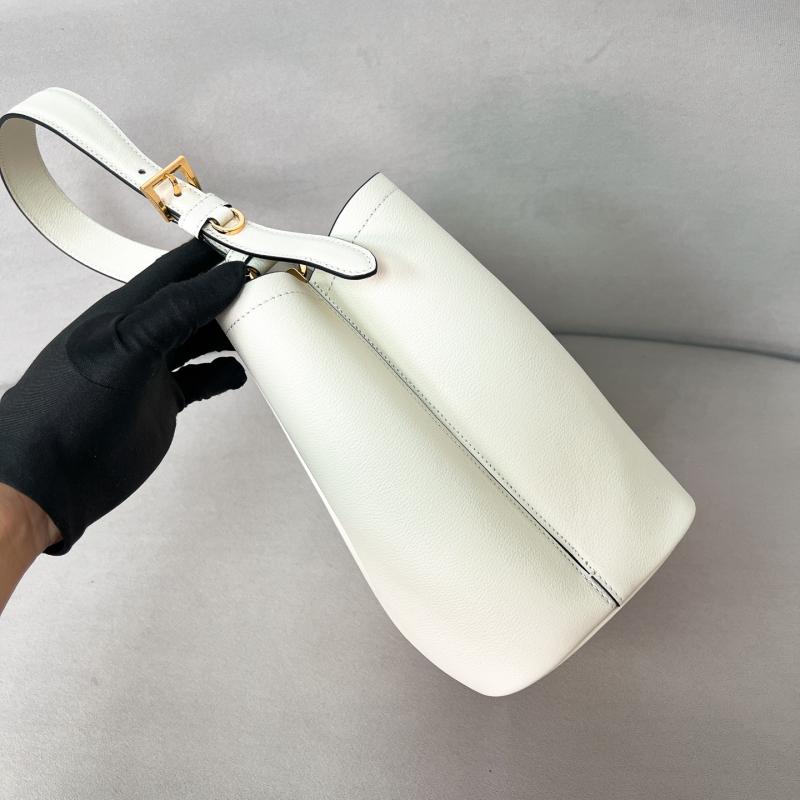 Prada Medium leather bag White 1BE080