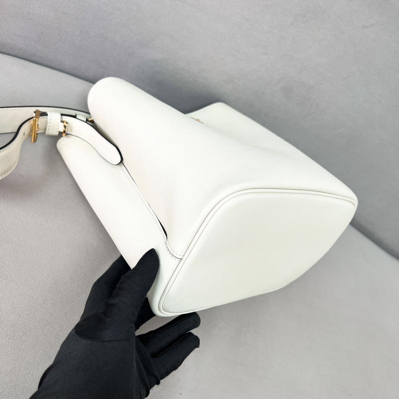 Prada Medium leather bag White 1BE080
