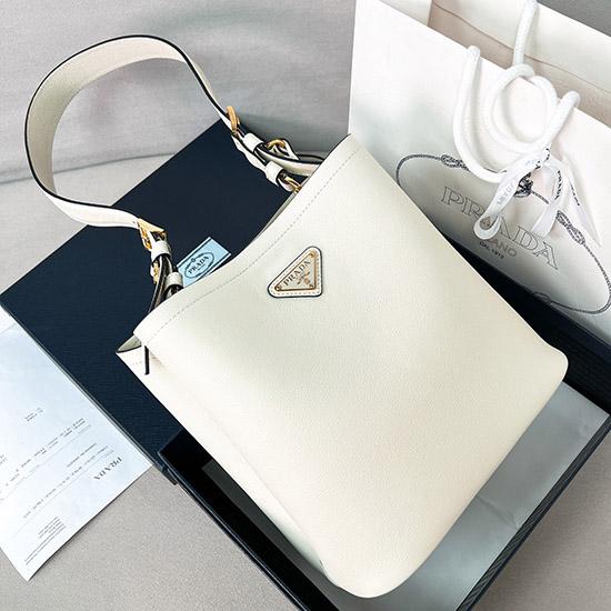 Prada Medium leather bag White 1BE080