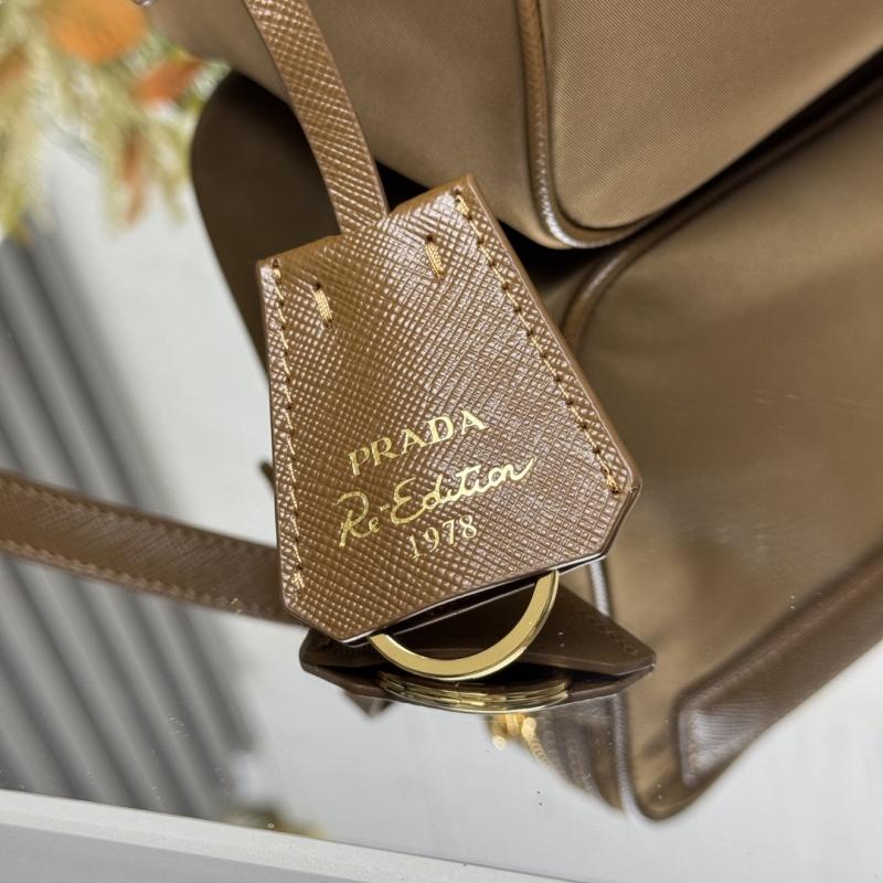 Prada Re-Edition 1978 mini shoulder bag Brown 1BH218