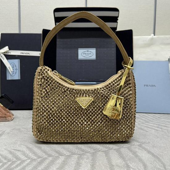 Prada Re-Edition 2000 mini-bag with gold 1NE515