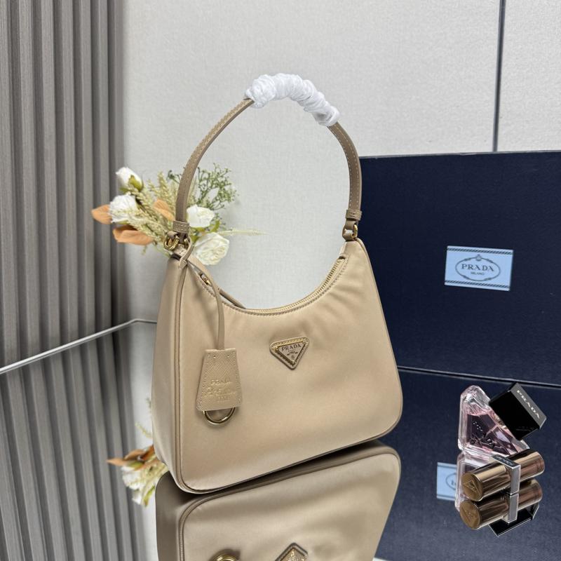 Prada Re-Edition 2005 mini bag Beige 1N204M