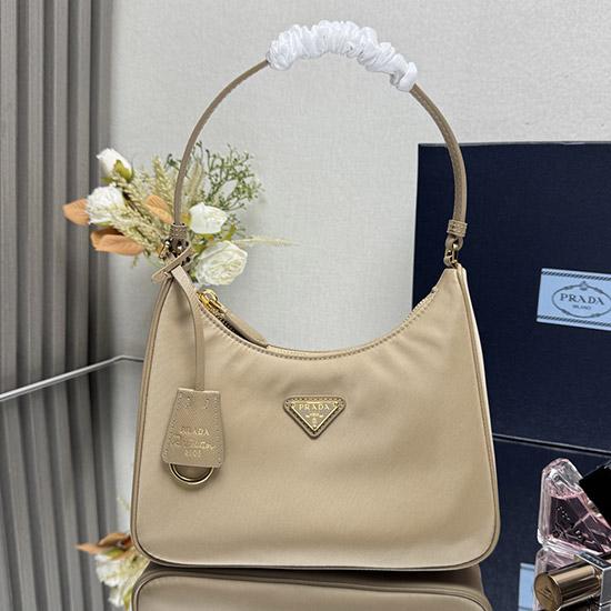 Prada Re-Edition 2005 mini bag Beige 1N204M