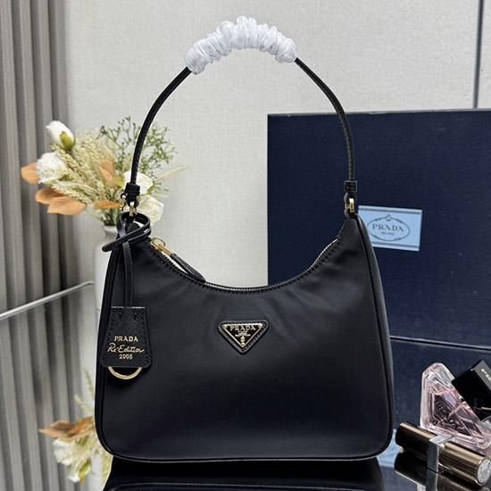 Prada Re-Edition 2005 mini bag Black 1N204M
