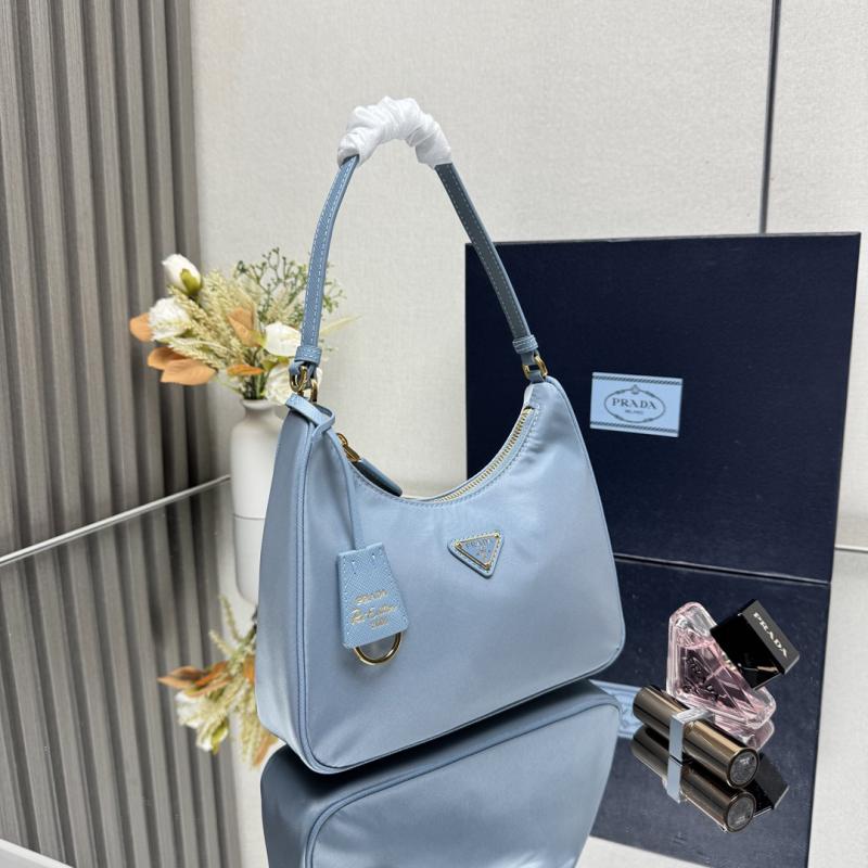 Prada Re-Edition 2005 mini bag Blue 1N204M