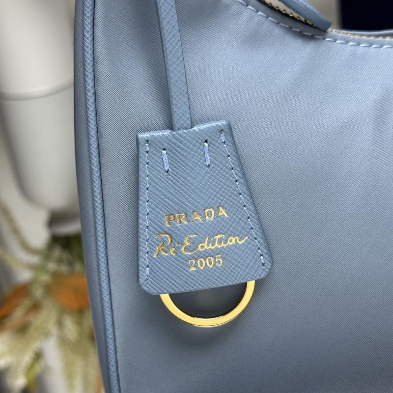 Prada Re-Edition 2005 mini bag Blue 1N204M