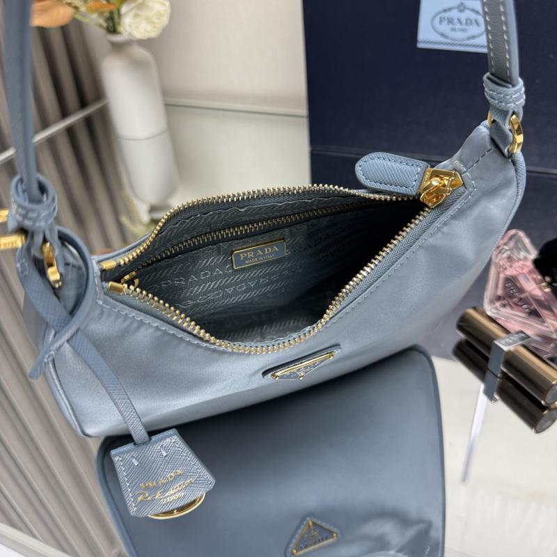 Prada Re-Edition 2005 mini bag Blue 1N204M