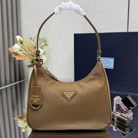 Prada Re-Edition 2005 mini bag Brandy 1N204M