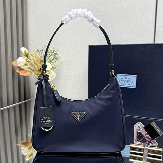 Prada Re-Edition 2005 mini bag Navy1N204M