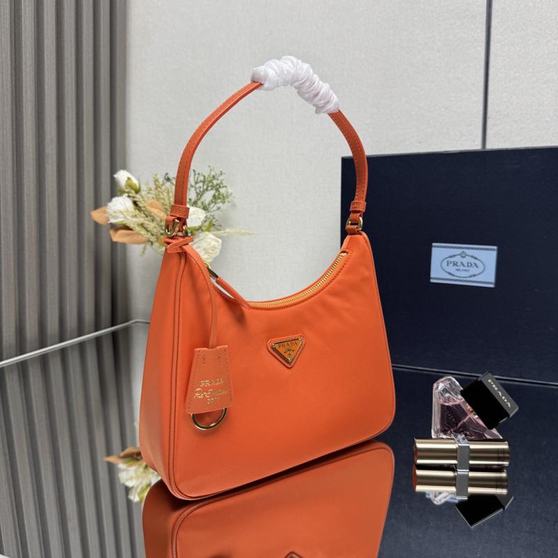 Prada Re-Edition 2005 mini bag Orange 1N204M