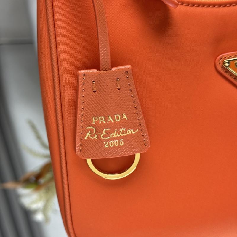Prada Re-Edition 2005 mini bag Orange 1N204M