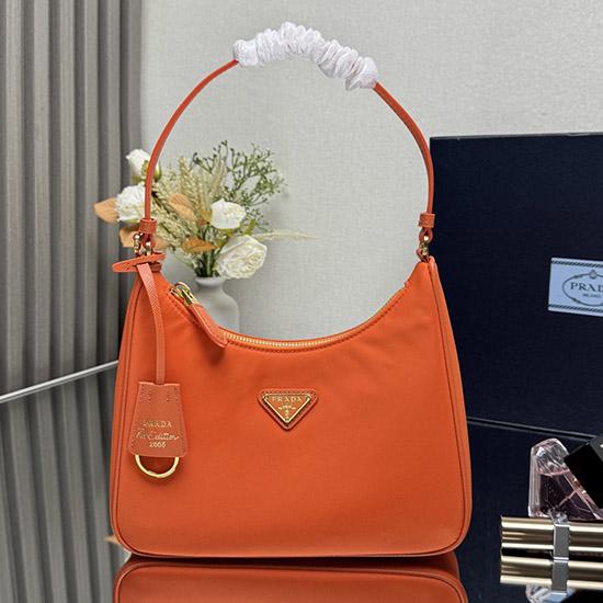 Prada Re-Edition 2005 mini bag Orange 1N204M