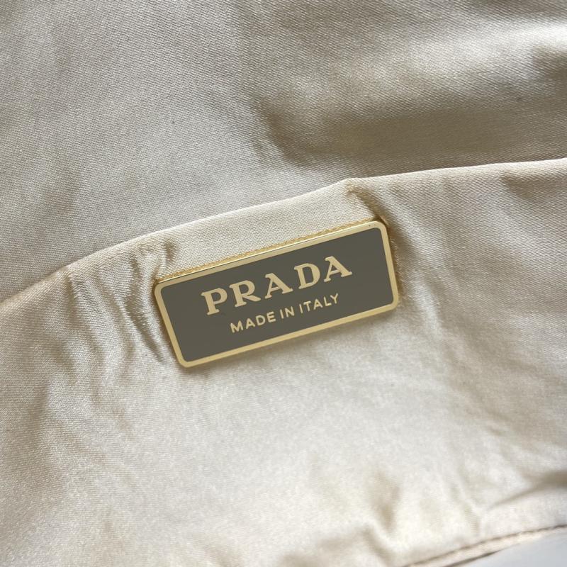Prada Satin Mini-bag With Crystals Beige 1BD329