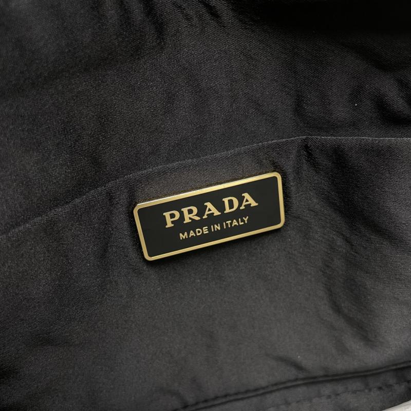 Prada Satin Mini-bag With Crystals Black 1BD329