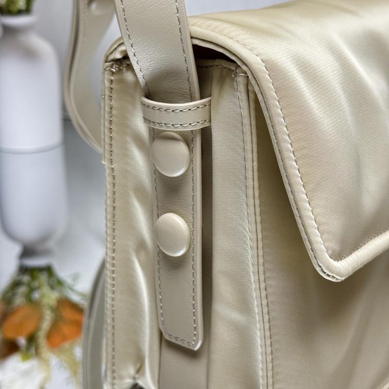 Prada Small padded Re-Nylon shoulder bag Beige 1BD313