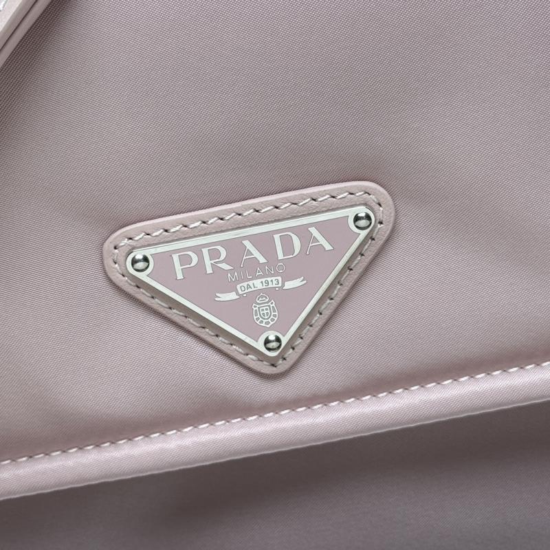 Prada Small padded Re-Nylon shoulder bag Pink 1BD313