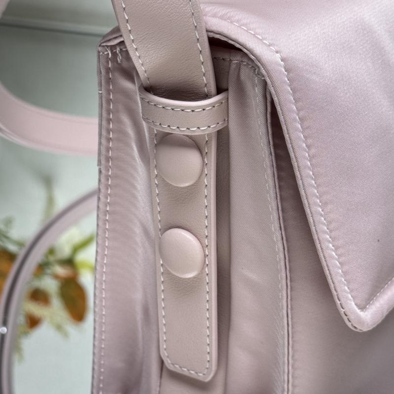 Prada Small padded Re-Nylon shoulder bag Pink 1BD313