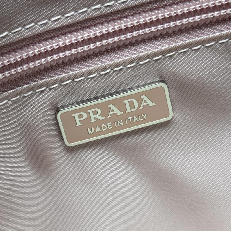 Prada Small padded Re-Nylon shoulder bag Pink 1BD313