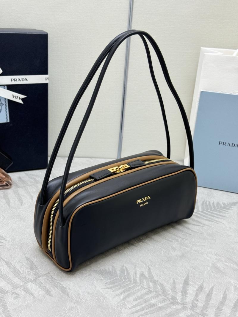 Prada Swing Leather shoulder bag Black 1BC249