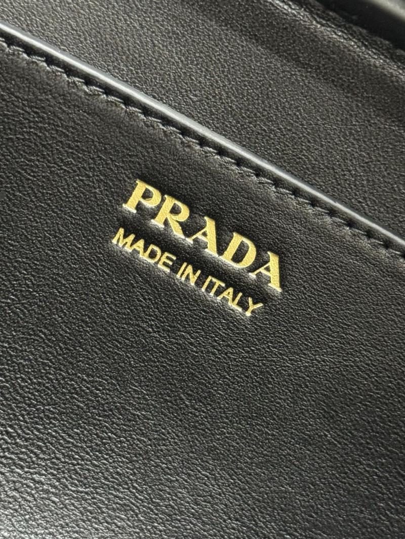 Prada Swing Leather shoulder bag Black 1BC249