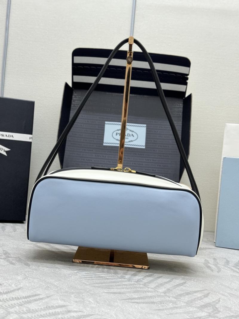 Prada Swing Leather shoulder bag Blue 1BC249