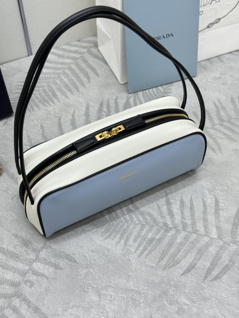 Prada Swing Leather shoulder bag Blue 1BC249