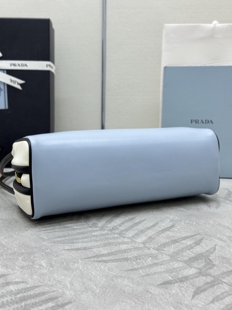 Prada Swing Leather shoulder bag Blue 1BC249