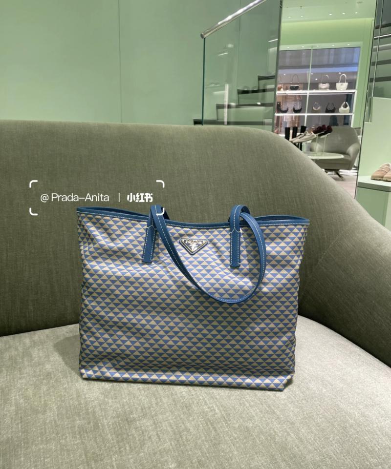 Prada Tote bag Blue 1BG552