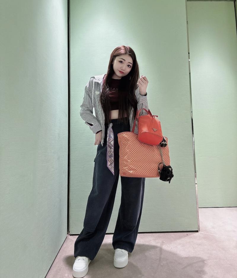 Prada Tote bag Orange 1BG552