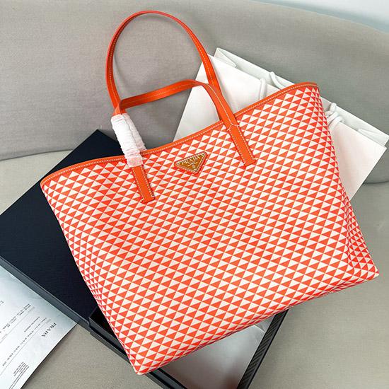 Prada Tote bag Orange 1BG552