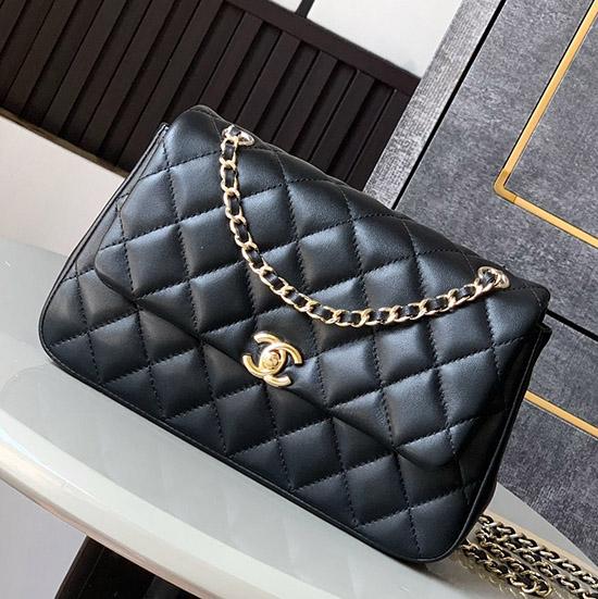 Small Chanel Flap Bag Black AS54850