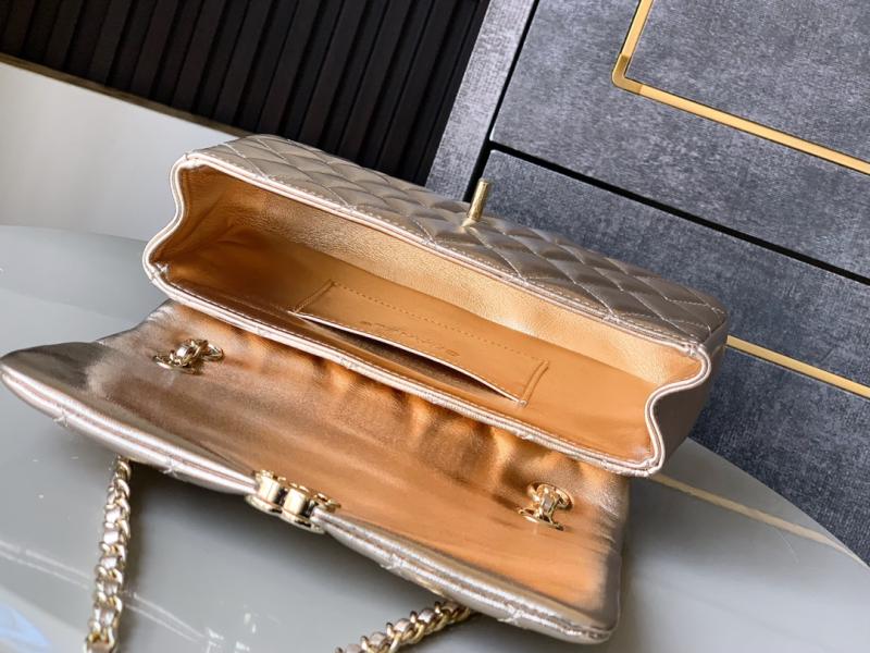 Small Chanel Flap Bag Gold AS54850