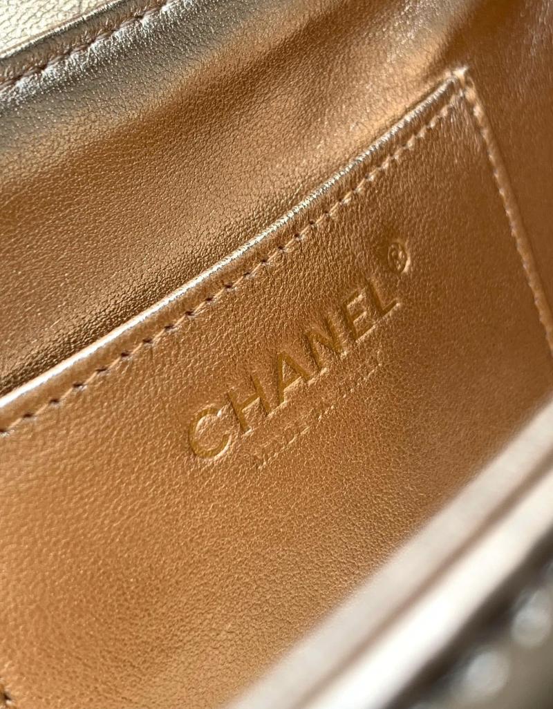 Small Chanel Flap Bag Gold AS54850