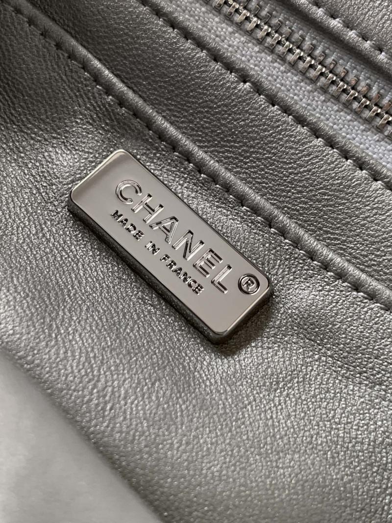Small Chanel Tweed Flap Bag Grey AS5279