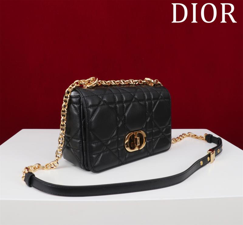 Small Soft Dior Caro Bag Black M9252
