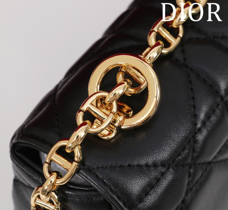 Small Soft Dior Caro Bag Black M9252